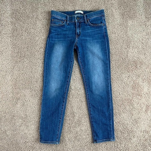 Principle Denim Innovators Honor Medium Wash Low Rise Skinny Leg Crop Jeans 27 - Picture 1 of 7